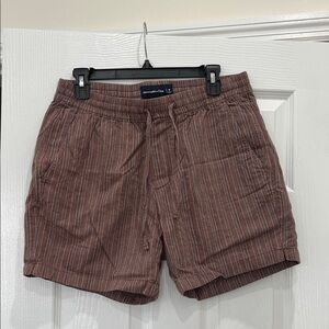 Abercrombie striped Brown Casual Shorts
